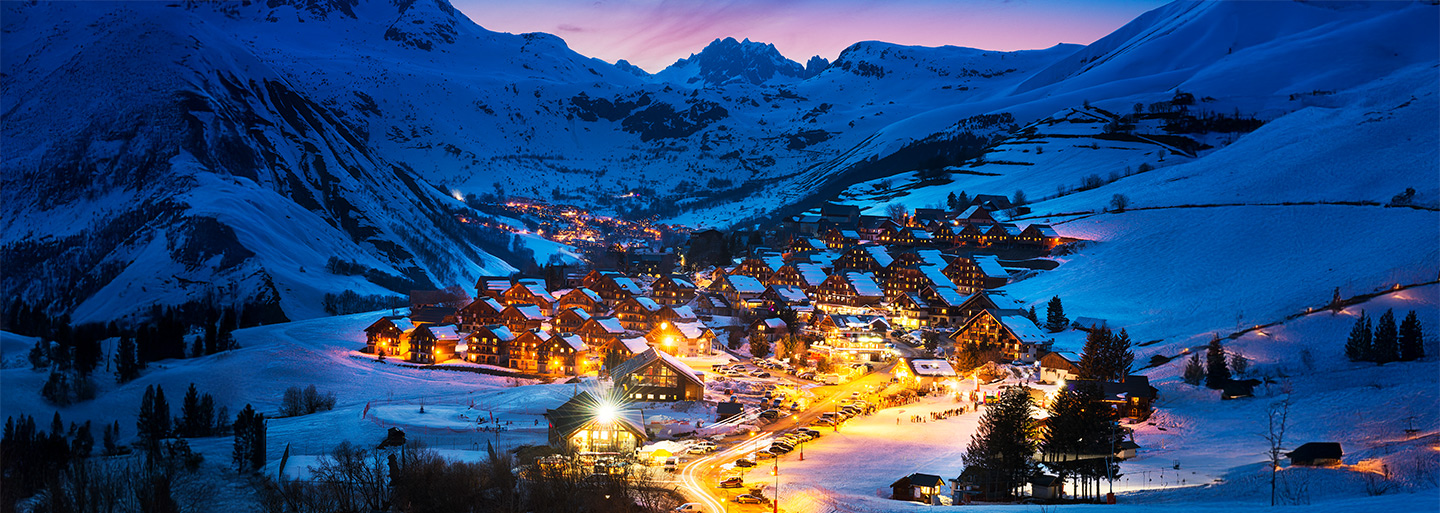 christmas in alps - luxurious stay in france